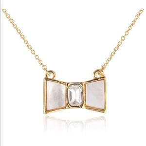kate spade bow shoppe pendant necklace